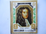 Sellos de America - Emiratos �rabes Unidos -  UMM AL QIWAIN- Retrato de: WILLIAM III  de Inglaterra (1689-1702)