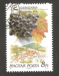 Stamps Hungary -  3288 - Región vinicola de Hungría, vista de la localidad y cepa, Szekszard et Kadarka