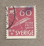 Stamps Sweden -  300 Aniv. Fundación Prensa Sueca