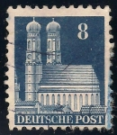 Stamps : Europe : Germany :  Iglesia de Nuestra Señora de Munich.