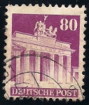 Sellos de Europa - Alemania -  Puerta de Brandenburgo, Berlín