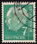 Stamps : Europe : Germany :  Pres. Theodor Heuss