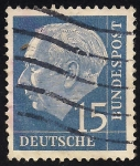 Stamps : Europe : Germany :  Pres. Theodor Heuss