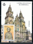 Stamps Spain -  Edifil  4729 SH  Catedrales.  Catedral de Santiago de Compostela, imagen del Santo. Se completa con 