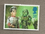 Stamps United Kingdom -  Personajes TV