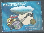 Stamps Maldives -  Disney Espacio 1
