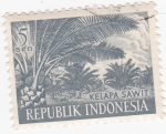 Sellos de Asia - Indonesia -  Kepala Sawit