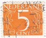 Sellos de Europa - Holanda -  CIFRA