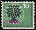 Stamps Germany -  Año Mundial del Refugiado.