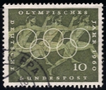 Stamps Germany -  17 Juegos Olímpicos, Roma, .25/08 a 11/09.