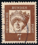 Stamps Germany -  St. Elizabeth of Thuringia