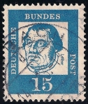 Stamps Germany -  Martin Luther.