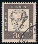 Stamps : Europe : Germany :  Immanuel Kant