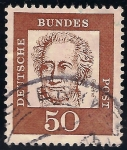Stamps Germany -  Johann Wolfgang von Goethe