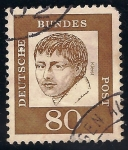 Stamps Germany -  Heinrich von Kleist.