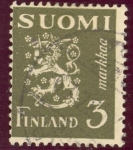 Stamps Finland -  1930-32 Escudo Nacional - Ybert:152