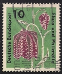 Stamps Germany -  Flora y Exposición Filatélica, Hamburgo.