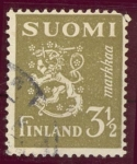 Sellos de Europa - Finlandia -  1942 Escudo Nacional - Ybert:259