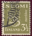 Stamps : Europe : Finland :  1942 Escudo Nacional - Ybert:259