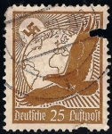 Stamps : Europe : Germany :  Esvástica, Globo y el Águila
