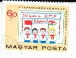 Stamps Hungary -  50 Aniversario de KMP