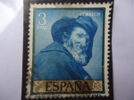 Stamps Spain -  Ed:1247-Pintores:Diego Velázquez-Día del Sello-¨Menipo de Gadar¨