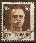 Stamps Italy -  Rey Vittorio Emanuele III.