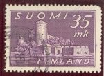 Stamps Finland -  1949 Fortaleza de Olavinlinna - Ybert:344