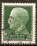 Stamps : Europe : Italy :  Rey Víctor Manuel III.
