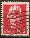 Stamps Italy -   cabeza torres de Italia.