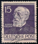 Stamps : Europe : Germany :  Rudolf Virchow.