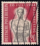 Stamps : Europe : Germany :  X Aniv. del intento de asesinato de Adolf Hitler