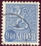 Sellos de Europa - Finlandia -  1963-72 Escudo Nacional - Ybert:540
