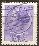 Stamps Italy -  Moneda de Siracusa.