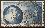 Sellos de Europa - Italia -  Congreso Internacional de Astronáutica en Roma 1956.