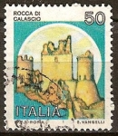 Sellos de Europa - Italia -  Castillo.,Rocca di Calascio, L'Aquila.