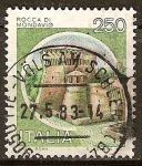 Stamps : Europe : Italy :  Castillo Rocca di Mondavio-Pesaro. 