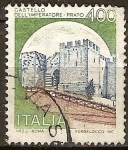 Sellos de Europa - Italia -  Castillo del Emperador- Prato.
