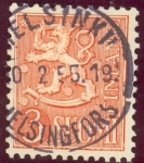 Stamps Finland -  1954-58 Escudo Nacional - Ybert:410