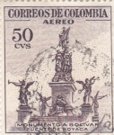 Stamps Colombia -  Monumento a Bolivar Puente de Boyaca
