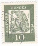 Stamps : Europe : Germany :  Durer- Pintor