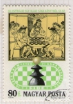 Sellos de Europa - Hungr�a -  126 Partida de ajedrez