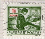 Stamps Hungary -  163 Administrativo