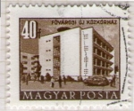 Stamps Hungary -  166 Edificio
