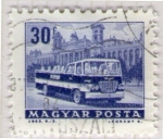 Stamps Hungary -  191 Transporte público