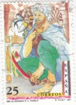 Stamps Spain -  Abd Al-Rahman III     (X)