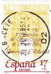 Stamps Spain -  V Centenario del Colegio Mayor de Santa Cruz- Universidad de Valladolid   (X)