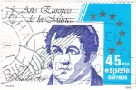 Stamps Spain -  Año Europeo de la Música- Fernando Sort   (X)