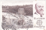 Stamps Spain -  EUROPA CEPT Transbordador sobre el Niagara   (X)
