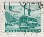 Stamps Hungary -  240 Transporte público